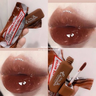 พร้อมส่ง/แท้ ลิปสติก​ ลิปจิ้มจุ่ม Chocolate Lipgloss Heng fang ลิปช็อคโกแลต​ ของแท้💯 ลิปกลอส ลิป​กันน้ำ สีสวย ติดทนนาน