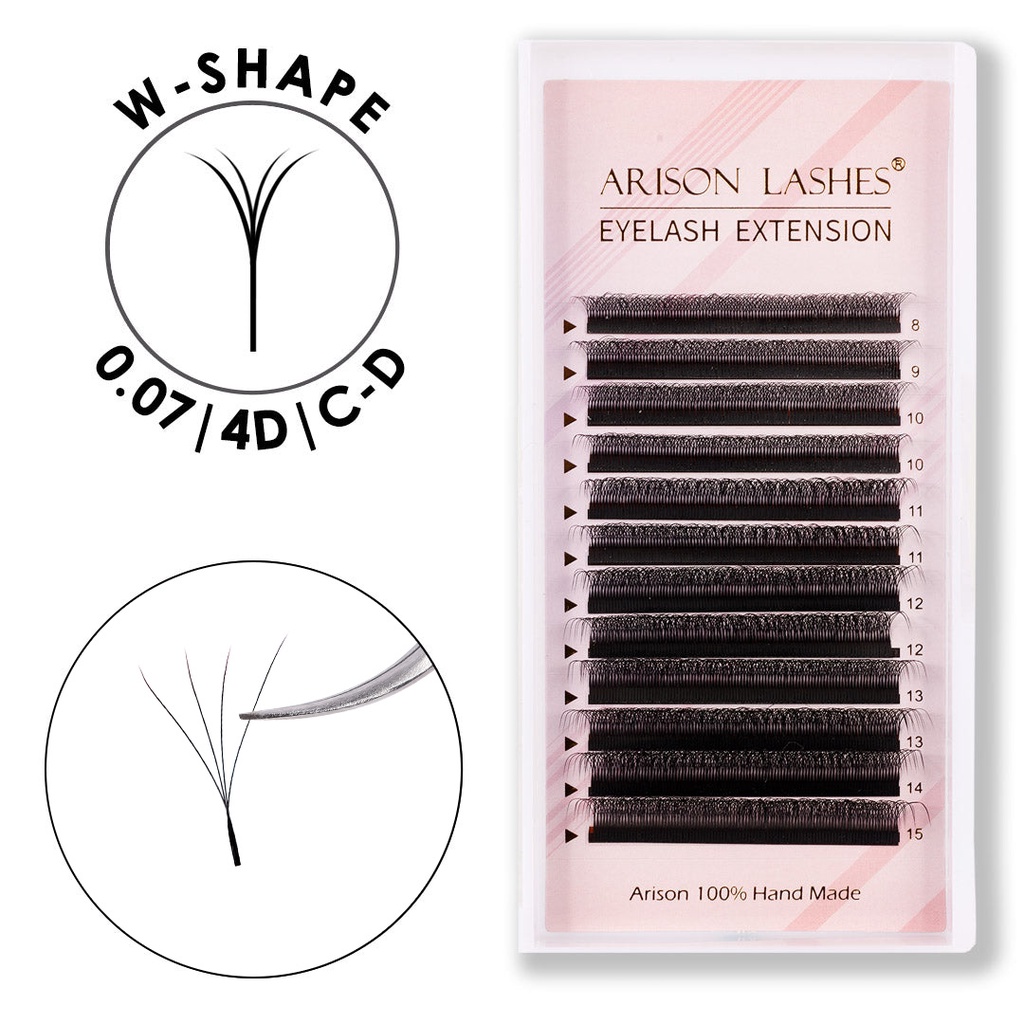 ARISON LASHES Eyelashes W 4D Eyelash Extension Extension W Novelty Volume Hybrid Makeup