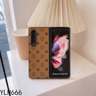 เคสโทรศัพท์มือถือ ป้องกันกระแทก แบบพับได้ หรูหรา สไตล์คลาสสิก สําหรับ Samsung Galaxy Z Fold 4 3 2 1 Z Fold4