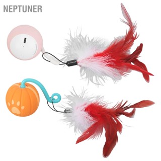 Neptuner ลูกบอลไฟฟ้าอัจฉริยะ มีไฟ Led 2 ความเร็ว ของเล่นสําหรับแมว