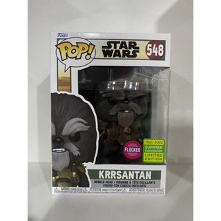 Funko Pop Krrsantan (Flocked) Star Wars The Book Of Boba Fett SDCC Exclusive 548 กล่องมีรอยยับ