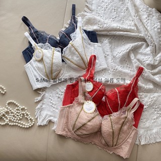 Export of foreign trade ~ Counter goods ~ New light luxury lace crystal cup gathered side underwear sexy European court