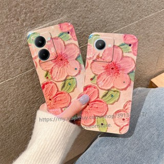 พร้อมส่ง เคสโทรศัพท์มือถือ กันกระแทก ปิดด้านหลัง ลายดอกไม้ ประดับพลอยเทียม แวววาว สําหรับ Realme 10 Pro Pro+ 9 Pro Pro+ 5G 4G เคส Phone Case