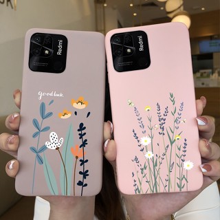 เคสโทรศัพท์มือถือ ซิลิโคนนิ่ม TPU ลายดอกเดซี่ ดอกทานตะวัน ไดโนเสาร์ แฟชั่น สําหรับ Xiaomi Redmi 10C Redmi 10 C Redmi10c 10 C