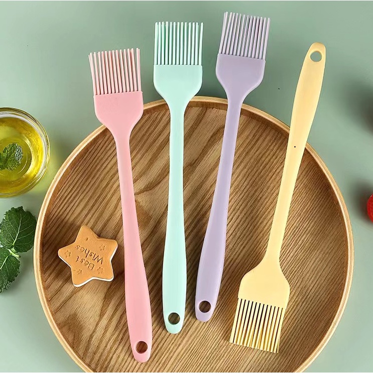 🌈สินค้าพร้อมส่ง🌈แปรงซิลิโคน แปรงทาน้ำมัน เล็ก Silicone oil brush