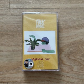 เทปเพลง เทปคาสเซ็ต Tape cassette  Folk9 Folk Nine : Morning Dayสินค้า มือหนึ่ง ซีล