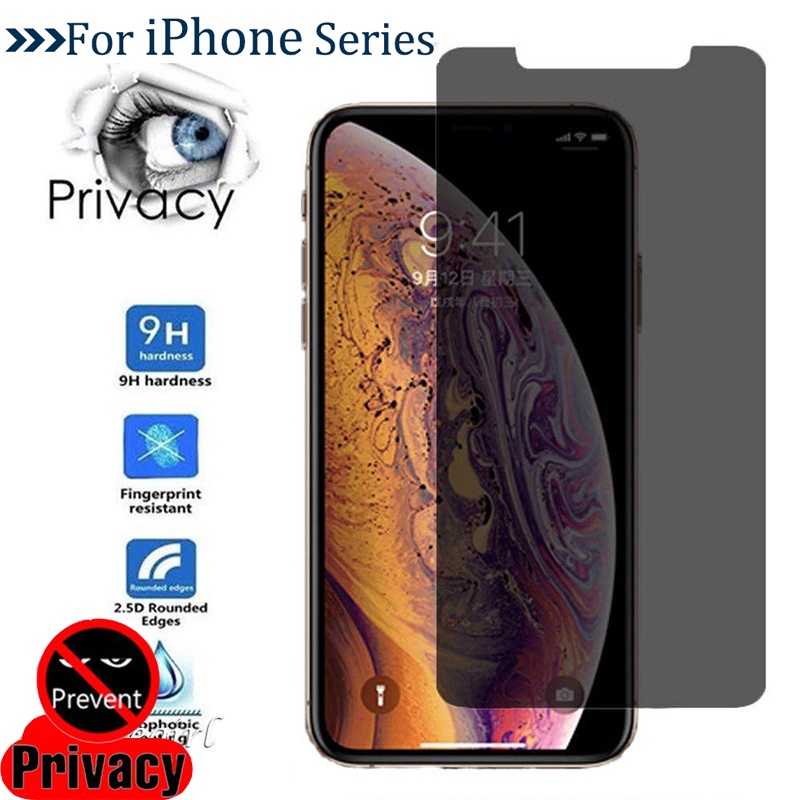 ความเป็นส่วนตัวกระจกนิรภัยป้องกันหน้าจอสําหรับIPhone 11 17 16 15 14 12 13 Pro Max Air 16plus Anti-Spyพรีเมี่ยมความเป็นส่วนตัวฟิล์มสําหรับIPhone XS XR 7 8 Plus ราคา ถูกที่สุด ดีลบีเคเค แกลเลอรีภาพที่ 2