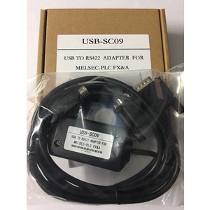SC-09 PLC การเขียนโปรแกรมสาย USB-SC09 ดาวน์โหลดสาย SC-09 FX A Serials PLC สําหรับ Mitsubishi FX0 FX0S FX1S