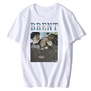 [COD]เสื้อยืดลําลอง แขนสั้น พิมพ์ลายกราฟฟิค Brent Faiyaz Rap Star โอเวอร์ไซซ์ แนวสตรีท สไตล์วินเทจ แฟชั่นฤดูร้อน สําหรับ