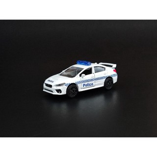 majorette subaru wrx sti สีขาว ลายตำรวจ หายาก