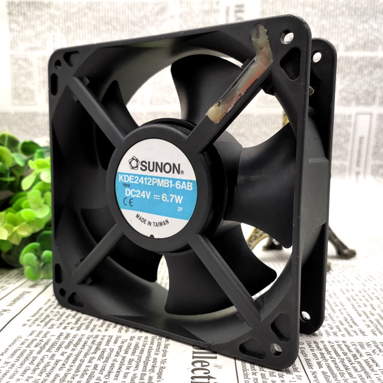 HY ORIGINAL KDE2412PMB1-6AB 24V 6.7W 12CM FAN