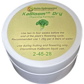 ***NEW PRODUCT*** Nutra Hydroponics KaBloom Dry ripening formula 100 grams for hydroponics, coco and soil - KoolBloom Ge