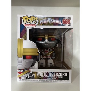 Funko Pop White Tigerzord Power Ranger ขนาด 6 นิ้ว 668