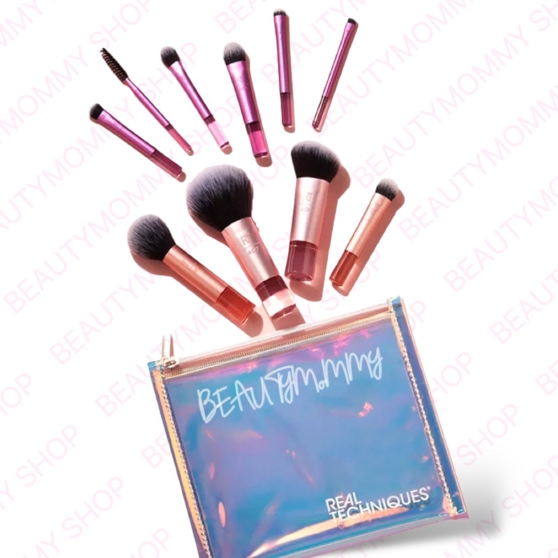 แท้ชัวร์!REAL TECHNIQUES Travel Fantasy Mini/ The Wanderer Makeup Brush Kit Set Limited Edition! พร้อมกระเป๋าใส่แปรง - รูปที่ 3