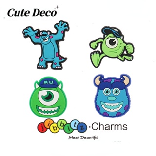 CROCS 【Cute Deco】เข็มกลัดเรซิ่น ลายการ์ตูนมอนสเตอร์ตาเดียวน่ารัก (7 แบบ) อุปกรณ์เสริม สําหรับตกแต่งรองเท้า