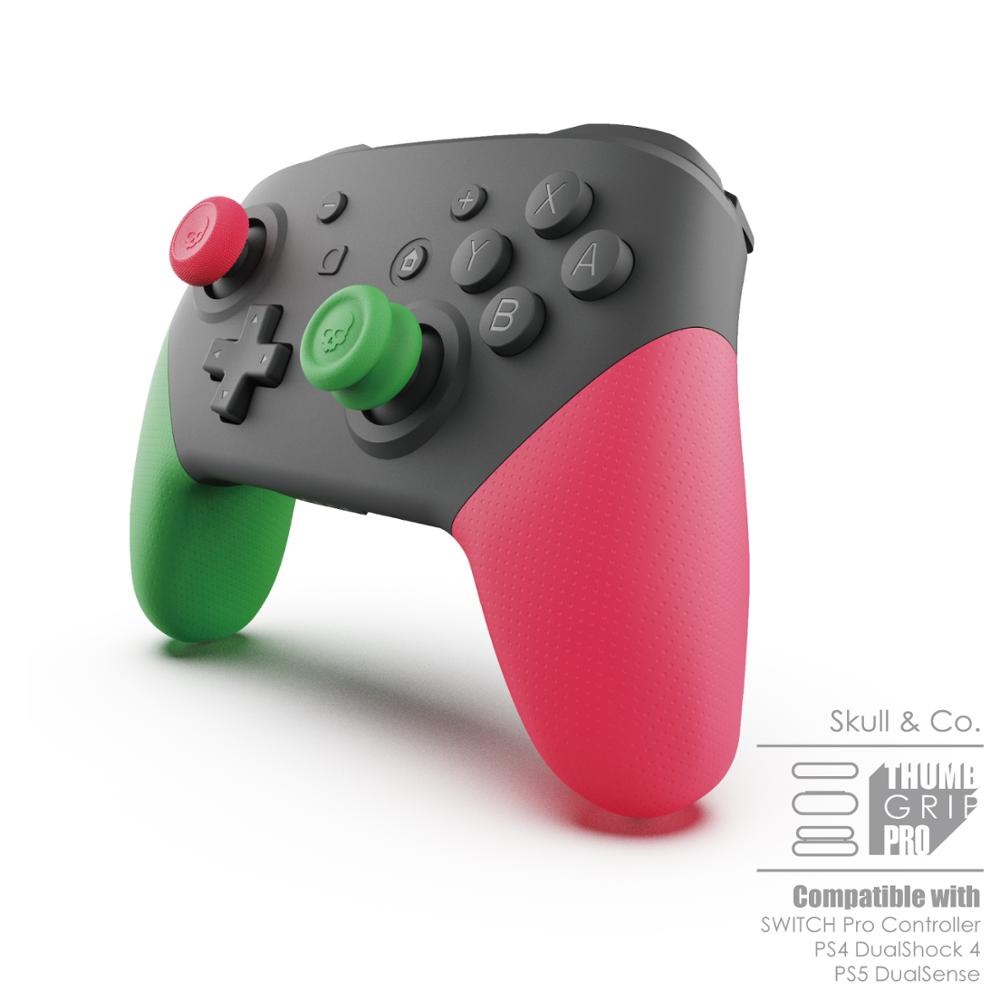 Skull & Co. ชุดฝาครอบปุ่มกดจอยสติ๊ก FPS CQC สําหรับ Nintendo Switch Pro Controller