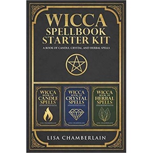 ชุดเริ่มต้น Wicca Spellbook: หนังสือแห่งเทียน คริสตัล และสมุนไพรสะกดโดย Lisa Chamberain