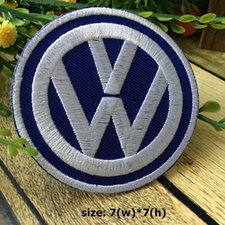 VolksWagen ตัวรีดติดเสื้อ อาร์มรีด อาร์มปัก ตกแต่งเสื้อผ้า หมวก กระเป๋า แจ๊คเก็ตยีนส์ Racing Embroidered Iron on Patch 1