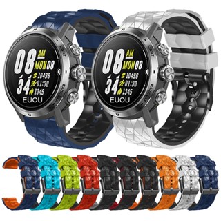 สายนาฬิกาข้อมือซิลิโคน แบบเปลี่ยน สําหรับ COROS APEX Pro APEX 46 มม. SUUNTO 5 PEAK 9 PEAK