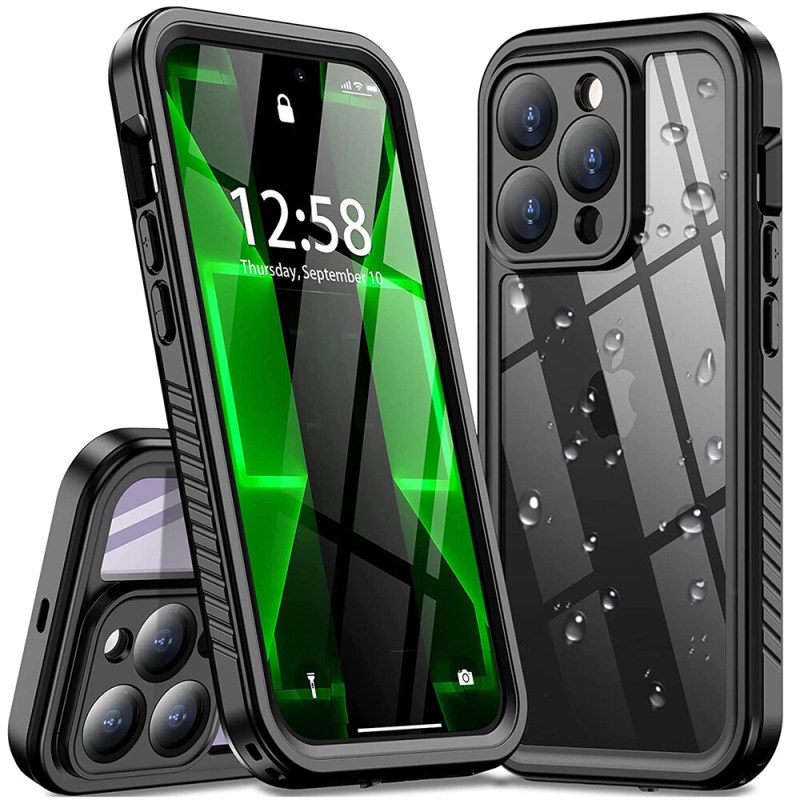 เคสกันน้ํา IP68 สําหรับ iPhone 17 Pro Max พร้อมตัวป้องกันหน้าจอในตัว 360° เคสกันกระแทกสําหรับ iPhone