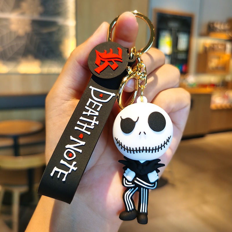 Ag พวงกุญแจ PVC ลายการ์ตูนอนิเมะ The Nightmare Before Christmas สําหรับห้อยกระเป๋า