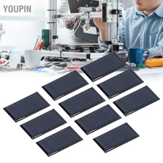 Youpin โมดูลแผงเซลล์แสงอาทิตย์ ขนาดเล็ก ทนฝน และแดด สําหรับไฟวิทยาศาสตร์ 0.15W 5V Diy 10 ชิ้น