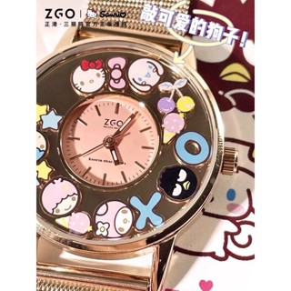 นาฬิกาข้อมือผู้หญิง Zhenggang Sanrio ของแท้แฟชั่น มือสอง