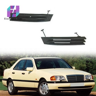 ฝาครอบตะขอลากจูง ติดกันชนหน้ารถยนต์ สําหรับ Mercedes Benz C Class W202 1993-1997 1 คู่