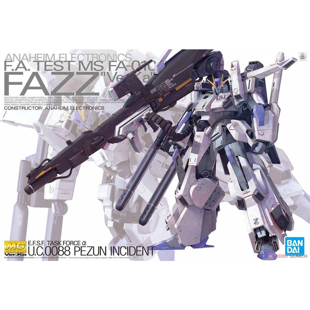 Bandai 4573102588807 MG 1/100 FAZZ VER.KA