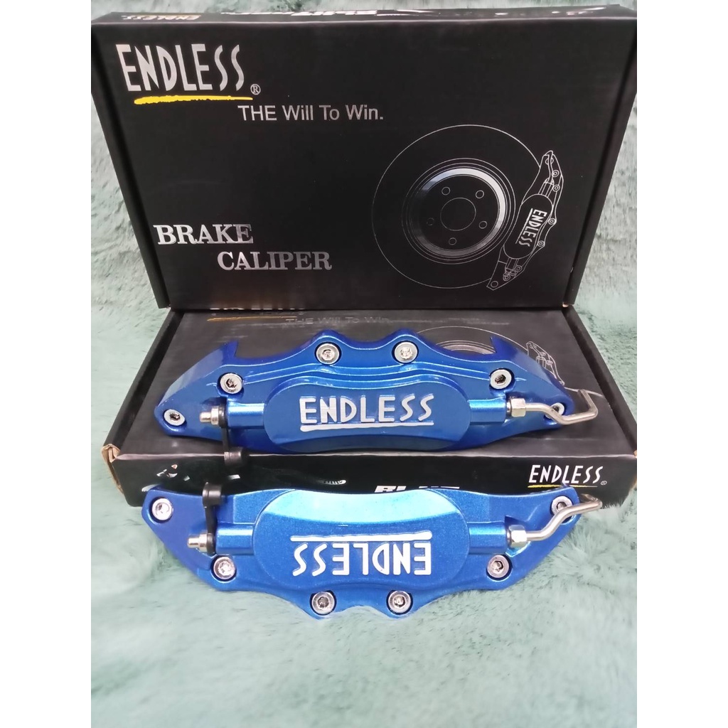 ฝาครอบเบรค Endless/m ตัวอักษรนูน,เนื้องานอลูมิเนียมทนความร้อนสูงสีไม่ซีด,ใส่ได้ทั้งรถเก๋ง-กระบะ,ไซร้เล็ก-ไซร้ใหญ่,