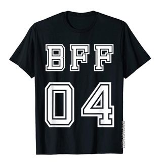 เสื้อวินเทจผญ เสื้อยืด BFF 04 สําหรับเสื้อพี่น้อง Bestie สาวมิตรภาพทีฮอลิเดย์พิมพ์เสื้อเชิ้ตเสื้อเชิ้ตผ้าฝ้ายราคาถูกผู้ช