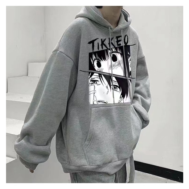 เสื้อกันหนาวมีฮู้ด เสื้อแขนยาวHoodies ลาย Tikeo เนื้อผ้าหนาดีใส่สบาย ผ้าหนาดีใส่สบาย hd-12