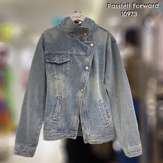 🇰🇷New🇰🇷  Korea denim jacket  Jkยีนคอปกตั้งพับใส่สวย ผ้ายีนฟอกสีเฟดสวยมาก