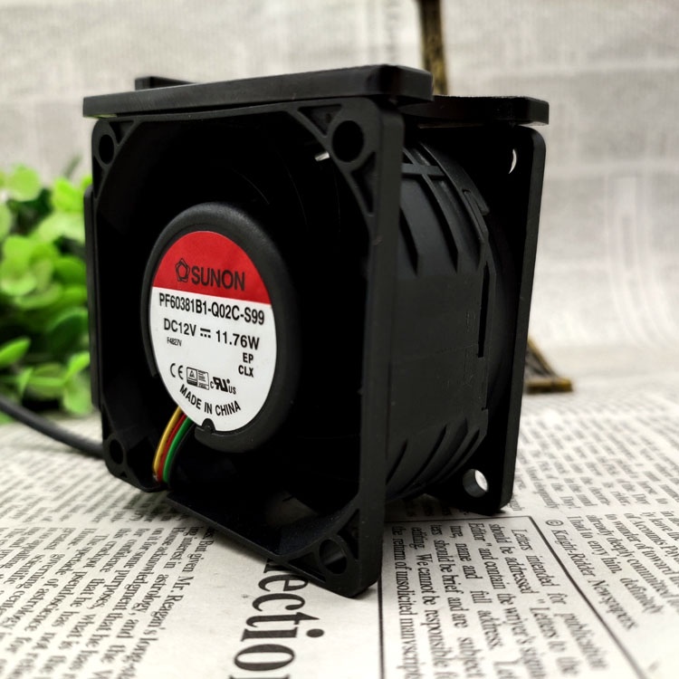 SZ PF60381B1-Q02C-S99 6038 12V 11.76W 6CM พัดลมระบายความร้อน