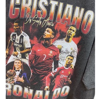 เสื้อยืดฟุตบอลโลก โรนัลโด้ - Bootleg T-Shirt โรนัลโด้ cr7 jersey