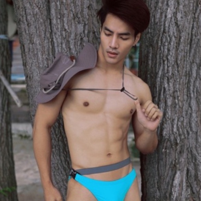 SW227 กางเกงว่ายน้ำ เข็มขัดล็อครุ่นใหม่