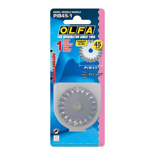 OLFA ใบมีดคัตเตอร์โรตารี่ PIB45-1 ขนาด 45 มม.ใช้กับมีดคัตเตอร์รุ่น RTY-2/DX