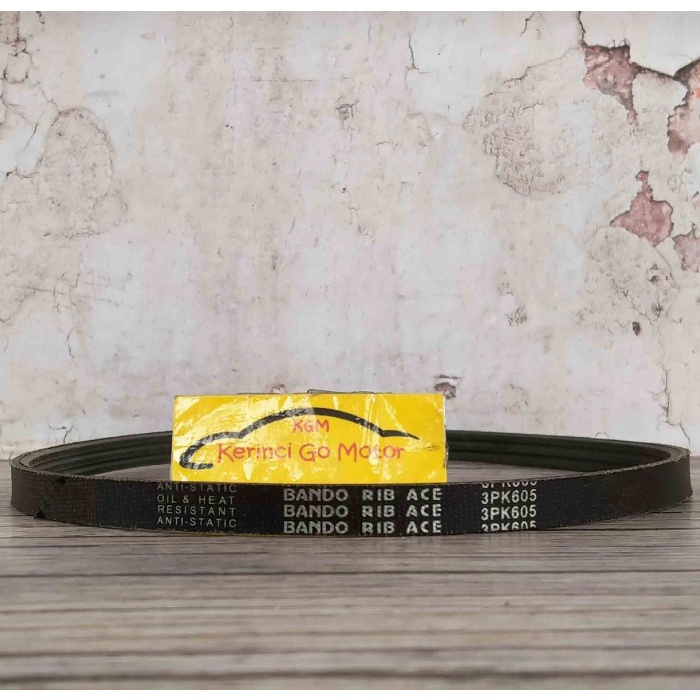 Bando Van Belt 3PK 605 V Fan Belt Groove 3PK-605 Fan Belt