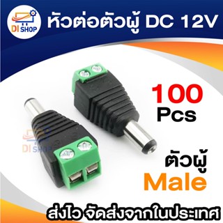 หัวต่อตัวผู้ DC 12V (100ตัว)