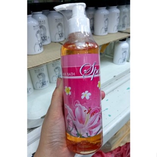 Lady flower Milk Bath เลดี้ฟลาวเวอร์ วิตามินน้ำนม บำรุงผิว ถนอมผิว 360 มล. (หัวปั๊ม)