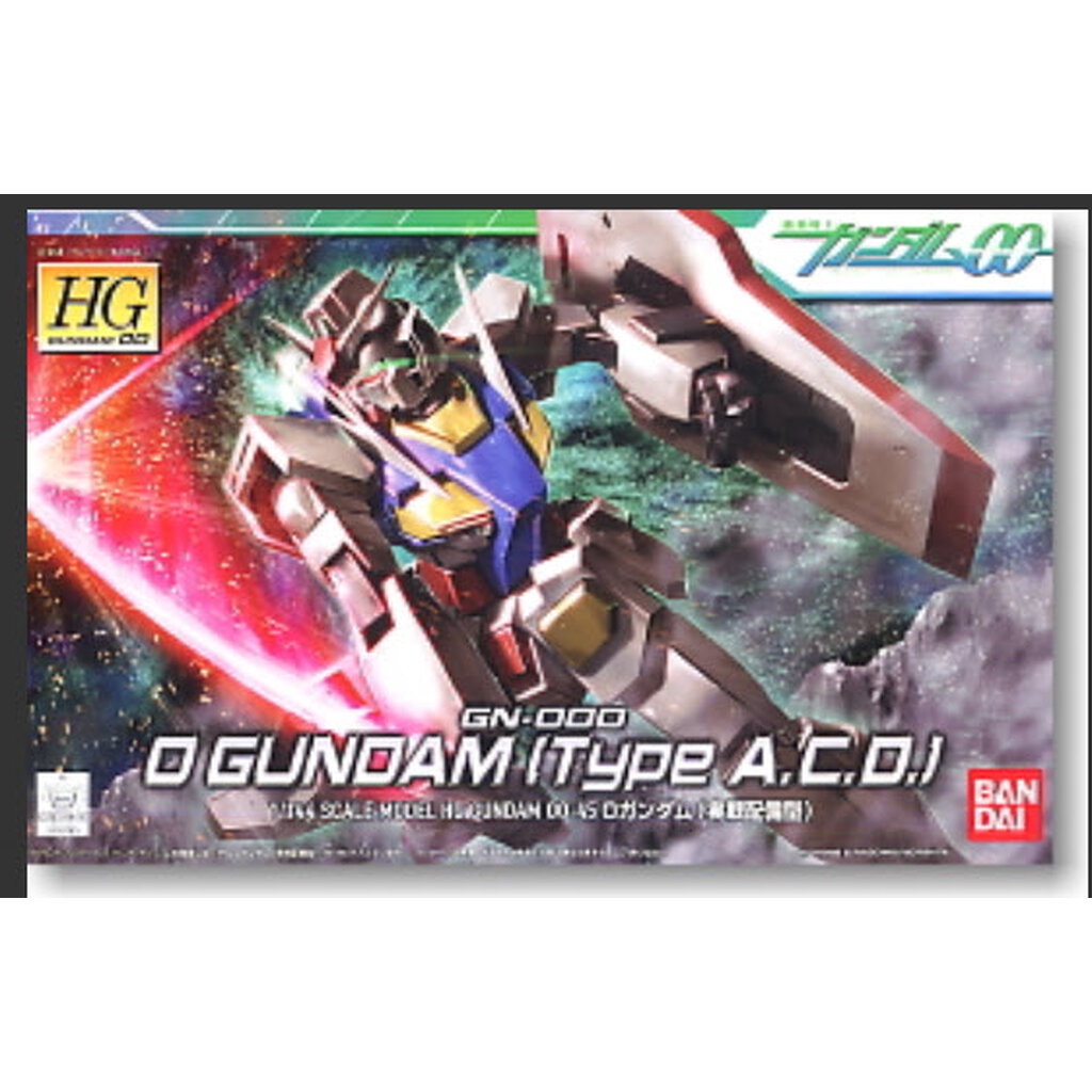 Bandai 4573102557322 hg 1/144 45 O gundam type A.C.D. 1200 yen