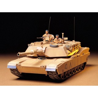 [ชุดโมเดลสเกลประกอบเอง] TAMIYA 35156 1/35 M1A1 ABRAMS 120mm GUN MAIN BATTLE TANK โมเดลทามิย่าแท้ model