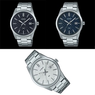 CASIO นาฬิกาข้อมือผู้ชาย สายแตนเลส รุ่น MTP-VD03D,MTP-VD03D-1A,MTP-VD03D-2A,MTP-VD03D-7A