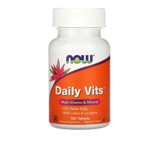 NOW Foods, Daily Vits, Multi Vitamin &amp; Mineral, 100 Tablets/250 Tablets