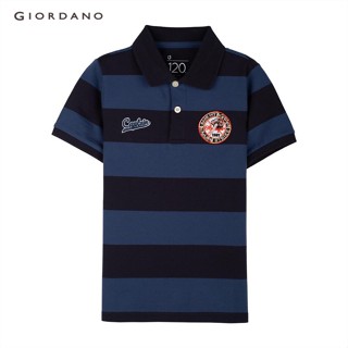 GIORDANO เสื้อโปโลแขนสั้นเด็ก Juniors Retro Polo 03012232