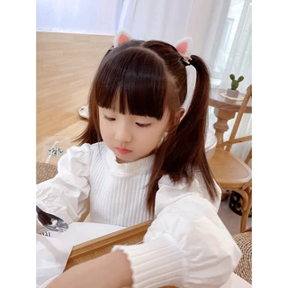 กิ๊บติดผม รูปหูแมว ผ้ากํามะหยี่ขนนิ่ม แฟชั่นฤดูหนาว สําหรับเด็กผู้หญิง จํานวน 1 ชิ้น