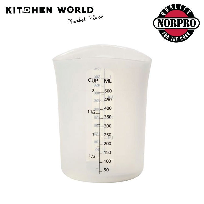 Norpro 3015 Measure Stir & Pour 2 cup/500 ml. / ถ้วยตวงซิลิโคน