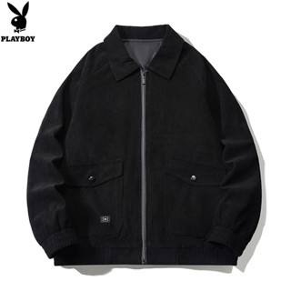 PLAYBOY New Jacket Mens Corduroy Coat