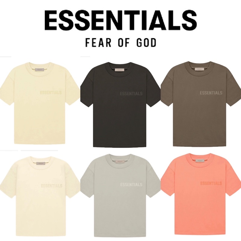 (เสื้อยืด FOG) Fear of God Essentials FW 2022/SS 2023 short sleeve tee collection  มือ 1 แท้ 100%