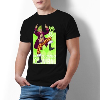 เสื้อสาวอวบ Bandai One Piece เสื้อยืด Bartolomeo อะนิเมะคลาสสิก 100 เสื้อยืดผ้าฝ้ายขนาดใหญ่พิมพ์เสื้อยืดชาย Tshirt